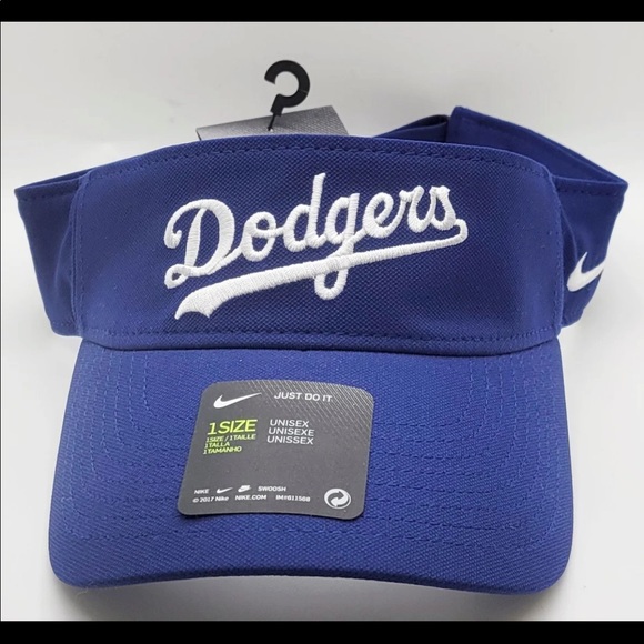 Nike Mlb La Dodgers Visor Hat Cap Blue 